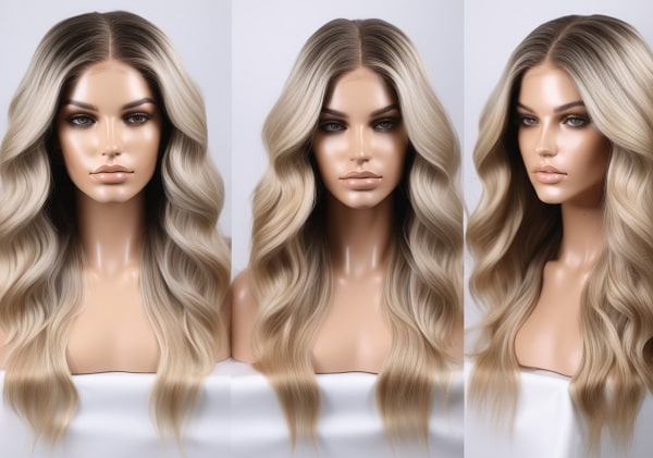 Lace wig ombré cheveux longs