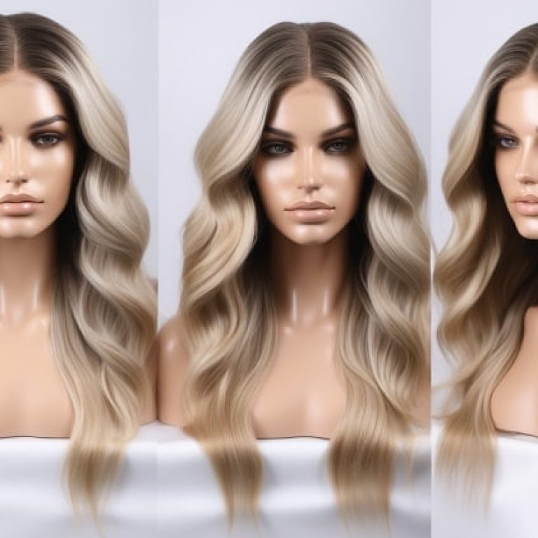 Lace wig ombré cheveux longs